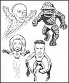 Fantastic Four BW